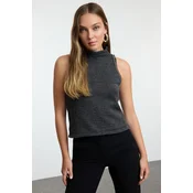 Trendyol Milla ženska bluza TWOAW25BZ00002, Antracit-Siva
