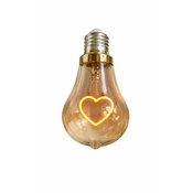 Rustik sijalica Heart, 2700 K