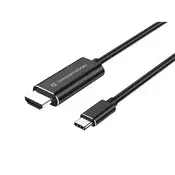 Conceptronic kabel - ABBY04B (USB-C na HDMI, 4K/30Hz, 2 m, crni)