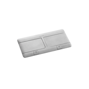 Legrand 54013 - Okvirček za vtičnico za mizno desko POP-UP 2x4M aluminij