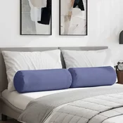 Valjkasti jastucici 2 pcs Traper plava O 25 x 70 cm tkanina