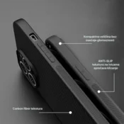 Maska Carbon fiber za Xiaomi Redmi 13 4G (EU) crna