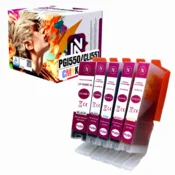 Inkdigo tusz PGI550 CLI551 kompatybilny z Canon Pixma IP7240 IX6820 MG5450 Certyfikat TÜV