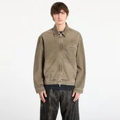 Jakna REPRESENT Collared Denim Jacket Washed Olive XL