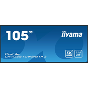 IIYAMA LH10551UWS-B1AG 105inch UW 5120x2160 UW5K IPS panel 1x HDMI UHD DisplayPort and USB-C UW5K