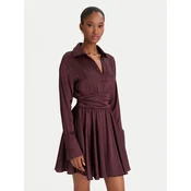 Guess Cocktail obleka W5YK00 WF1T2 Rjava Regular Fit