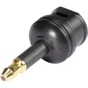 Hicon adapter Toslink, ženski konektor Toslink na 3,5 mm banana vtič, vsebina: 1 kos