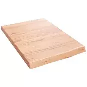 Vidaxl vidaXL Kopalniški pult svetlo rjave barve 40x60x(2-4) cm masiven les