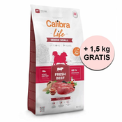 Calibra Dog Life Senior Small Fresh Beef 6 kg + 1,5 kg BREZPLAČNO