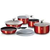 BERLINGER HAUS BH/1674 Metallic Burgundy Collection Set posuđa 12 delovi