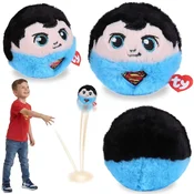 MARVEL COMICS TY MARVEL SuperMan Plišasta žogica, poskakujoča maskota, BEANIE BOUNCERS, igračka za spretnost za otroke 10 cm