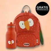trixie otroški nahrbtnik small + steklenička 350 ml mr. parrot