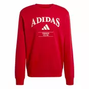 Moški pulover adidas Heritage Graphic Crew Power Red L