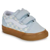Vans Old Skool V Gum Check Dawn Mist Modra