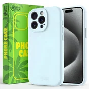 Silikonski ovitek za iPhone 15 Pro z MagSafe, golobje moder
