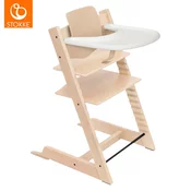 Stokke stol za hranjenje Tripp Trapp set 3v1 natur/white 685300- pladenj