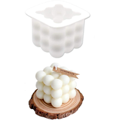 INF Silikonski kalup/Kalup za sveče Bubbles 7,5 x 7,5 cm, (21275680)