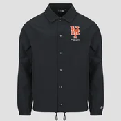 New-Era MLB COACHES JACKET NEW YORK METS Črna