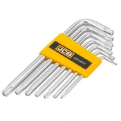 JCB Set TORX KLJUCEVA s RUPOM 7 KOMADA T10H-T40H tip L Cr-V