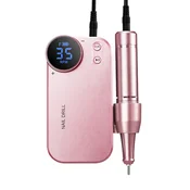 INF Prenosni brezžični sveder za nohte z LED, 4500mah, ABS Pink, (5000310620)