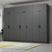 Hanah Home Garderober Kale-5268, 315x255x52 cm, Antracit
