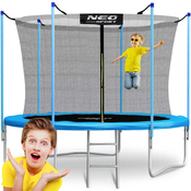 Janshop Vrtni trampolin 10ft/312cm z notranjo mrežo in neo-športno lestvico, (21151492)