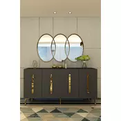HANAH HOME Komoda Rany 150 Anthracite Gold