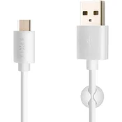 FIXED Kabel USB/USB-C, USB 2.0, 1 m, bel