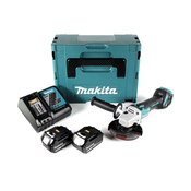 MAKITA DGA511RGJ Akumulatorski brusilnik z nastavljivimi obrati, 18V, SET
