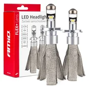 LED avtomobilske žarnice H4 Flex+ AMiO s socivko (par)