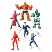 Figure djelovanja Hasbro Marvel Legends Fantastic Four Vintage 6 Dijelovi