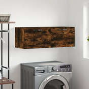 Zidni ormaric dimljeni hrast 100x36,5x35 cm konstruirano drvo