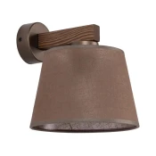 Brilagi - Zidna lampa LATTE 1xE27/15W/230V borovina/smeda