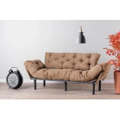 Atelier del Sofa Trosed na razvlacenje Nitta 185x85x70cm Svetlobraon