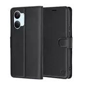 Etui Techsuit Leather Folio za Poco X8 Pro Max - Black