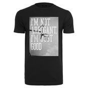 Im Not Arrogant Im Just Good Tee black