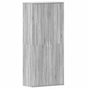 Vidaxl omara za čevlje Siva Sonoma 80 x 39 x 178 cm Konstruiran les