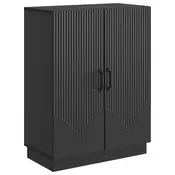 Kreveta Crna 66 x 34,5 x 87 cm Konstruirano drvo