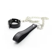 Gardj Europe Pasovi – zapestna vrvica Chain Leash, črna