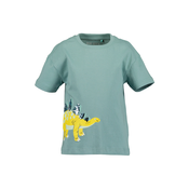 BLUE SEVEN Majica rumena/siva/pastelno zelena/črna