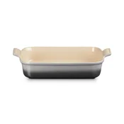 Posoda za pečico HERITAGE 32 cm, 4 l, FLINT, kamnita posoda, Le Creuset