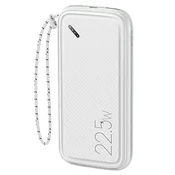 USAMS Powerbank PB56 10000mAh 22.5W2xQC3.0+PD Hitro polnjenje bela/bela 10KCD15102 (US-CD151)