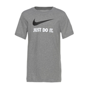 Majica za djecake Nike B NSW Tee Just Do It Swoosh - dk grey heather