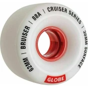 Globe Bruiser Cruiser Skateboard Wheel 62 mm White/Red
