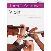 THREES A CROWD VIOLIN BOOK 2 EASY INTERMEDIATE
