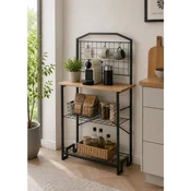 Hanah Home stalak za kafe aparat Forma, 80 cm, crni