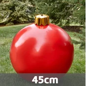 Ornamento Novogodišnja kugla 45cm - Crvena ( 770022 )