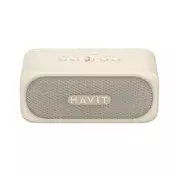 Bluetooth zvočnik Havit SK905BT Bluetooth 5.3, TWS, TF, AUX, prostoročni klic, IPX7, 2000mAh - beige