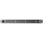 Ubiquiti 48-port, Layer 3 switch 2.5 GbE and PoE++ output, 16x 2.5 GbE ports including (8) PoE+ and (8) PoE++, 32x GbE ports including (24) PoE+ and (
