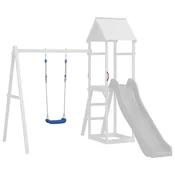 Vidaxl Gugalnica z vrvmi 2 kosa modra 37x15 cm polieten